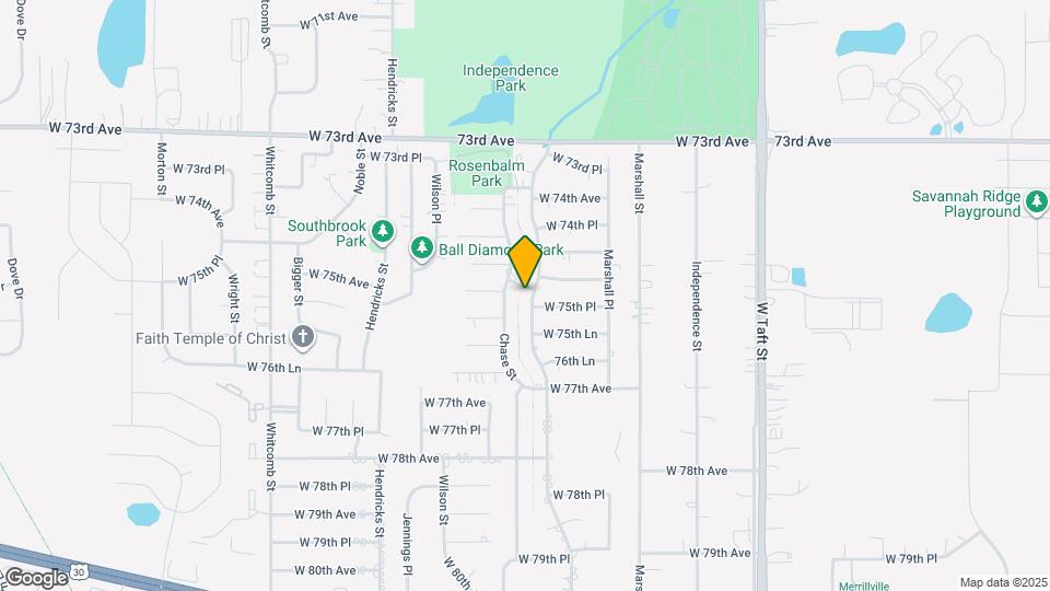 7518 Taney Pl Map and Location Details