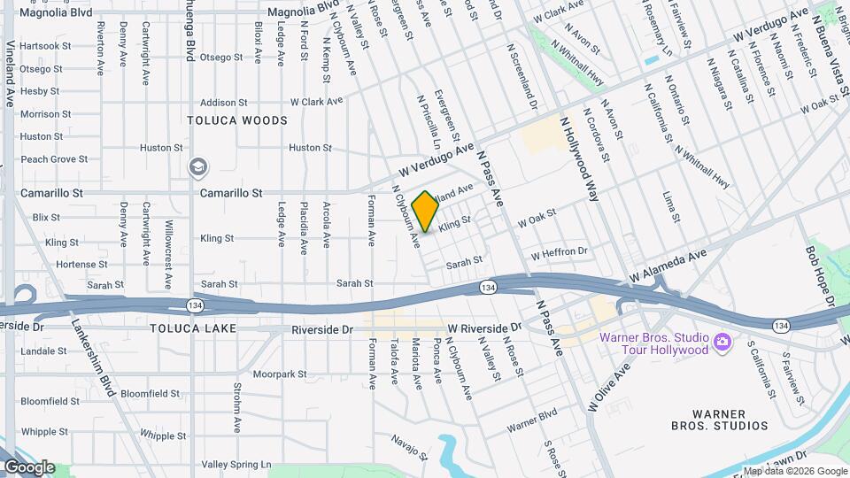 4452 W Kling St Mapa y Detalles de la Ubicación