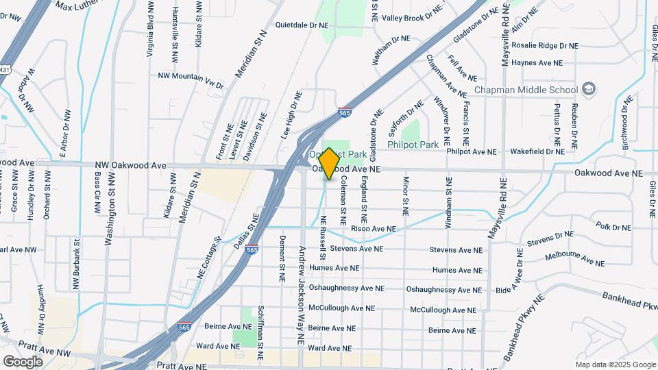 801 Mckinley Ave NE Map and Location Details