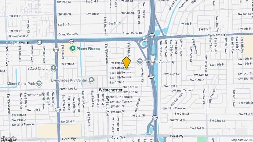 7931 SW 13th Terrace Map and Location Details