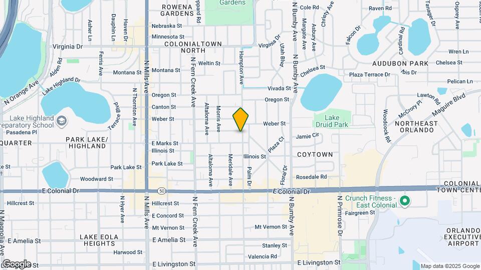 920 N Hampton Ave Map and Location Details