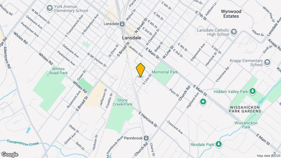 152 Prospect Ave Map and Location Details