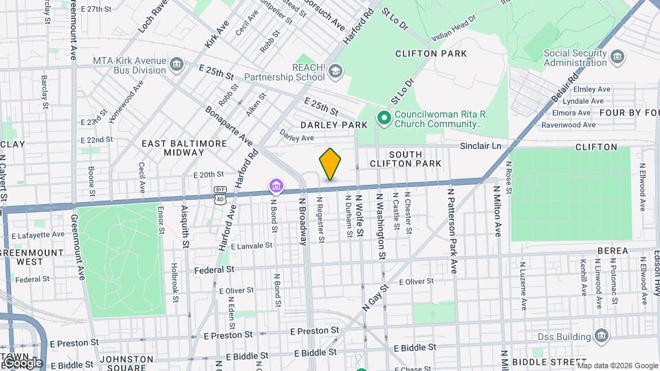 1756 E North Ave Map and Location Details