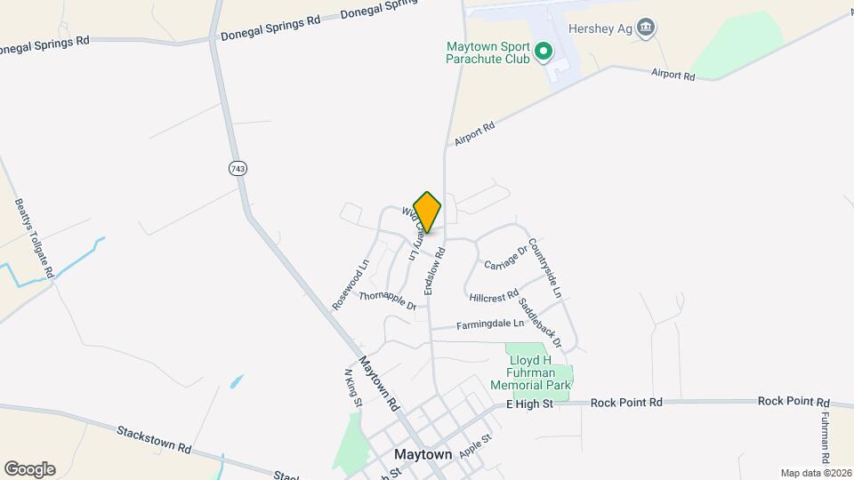 208 Wild Cherry Ln Map and Location Details