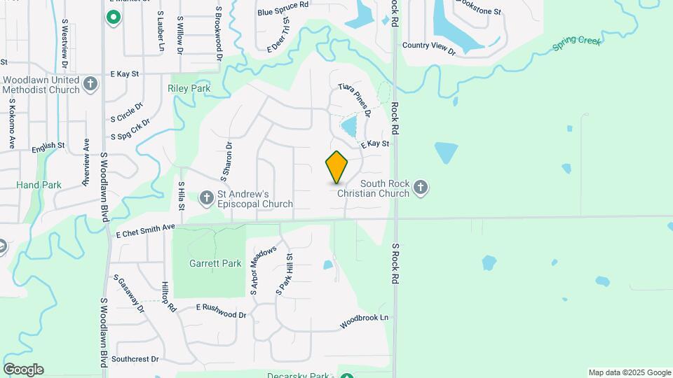 1700 E Watervale Ct Map and Location Details