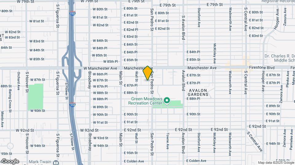 243 E 87th Pl Map and Location Details