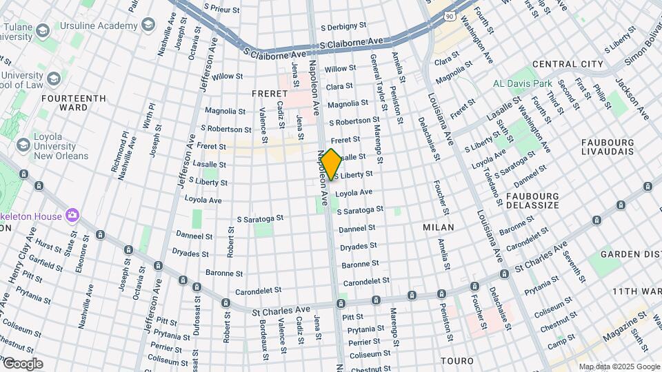 2221 Napoleon Ave Mapa y Detalles de la Ubicación