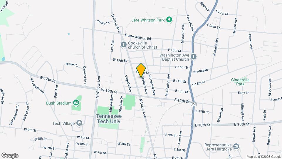 1340 Maddux Ave Map and Location Details