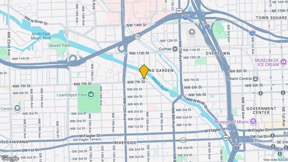 1011 NW 7th St Map and Location Details