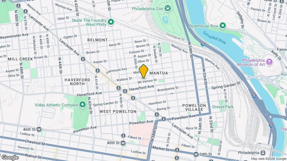 3847 Mt Vernon St Map and Location Details