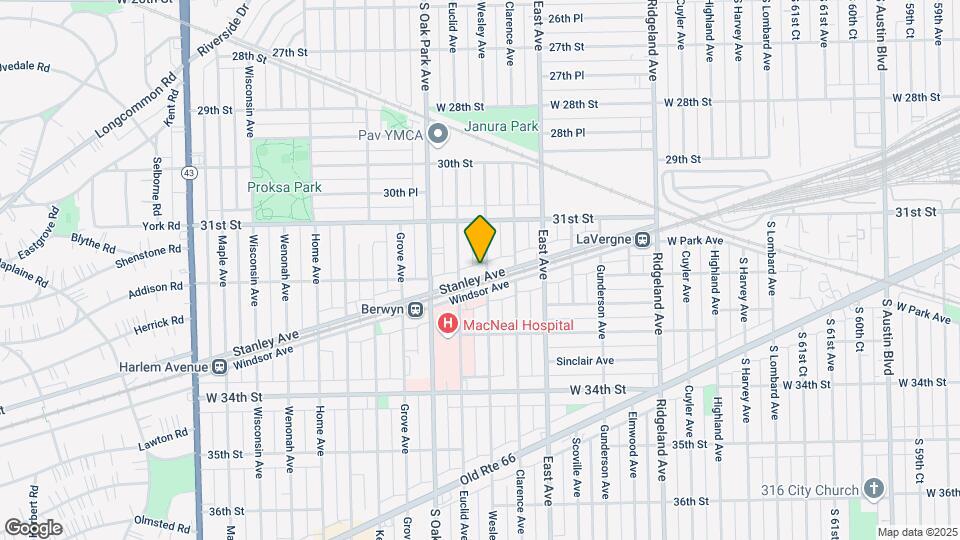 6701-6705 Stanley Ave Mapa y Detalles de la Ubicación