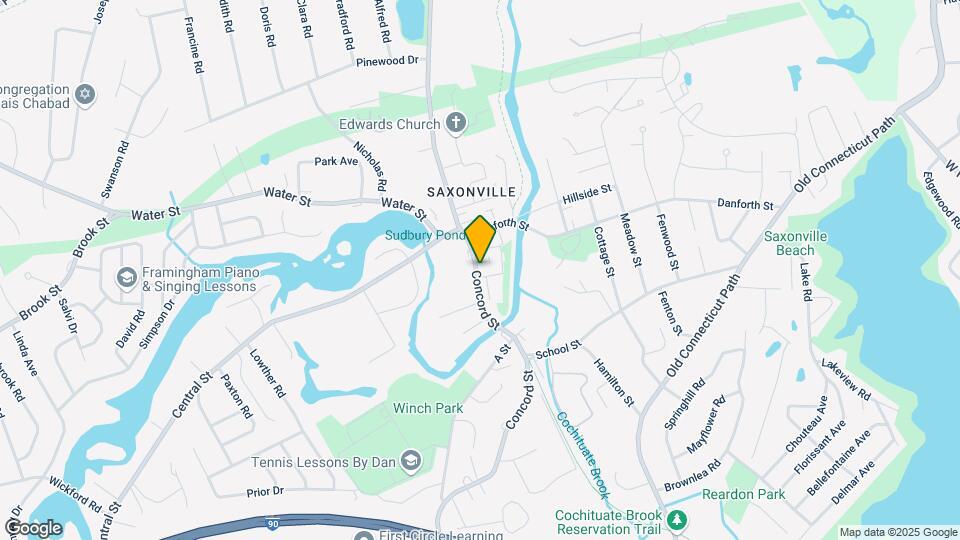 Saxonville Village Map and Location Details