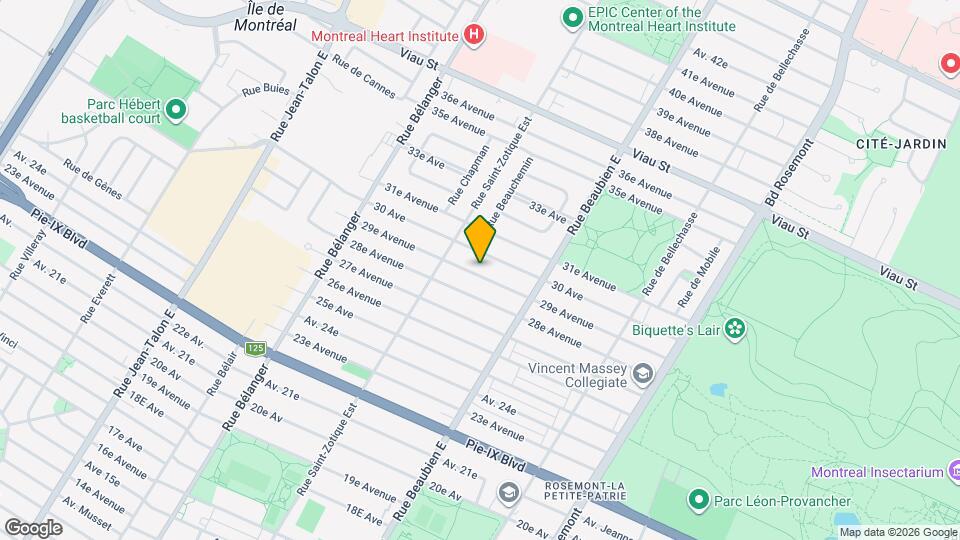 6625 29E Av Map and Location Details