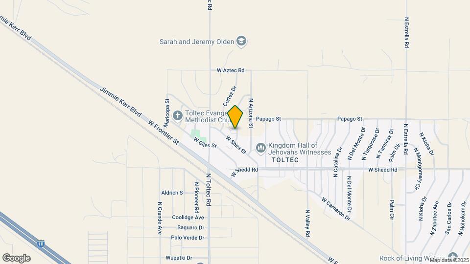 4120 N Montezuma Dr Map and Location Details