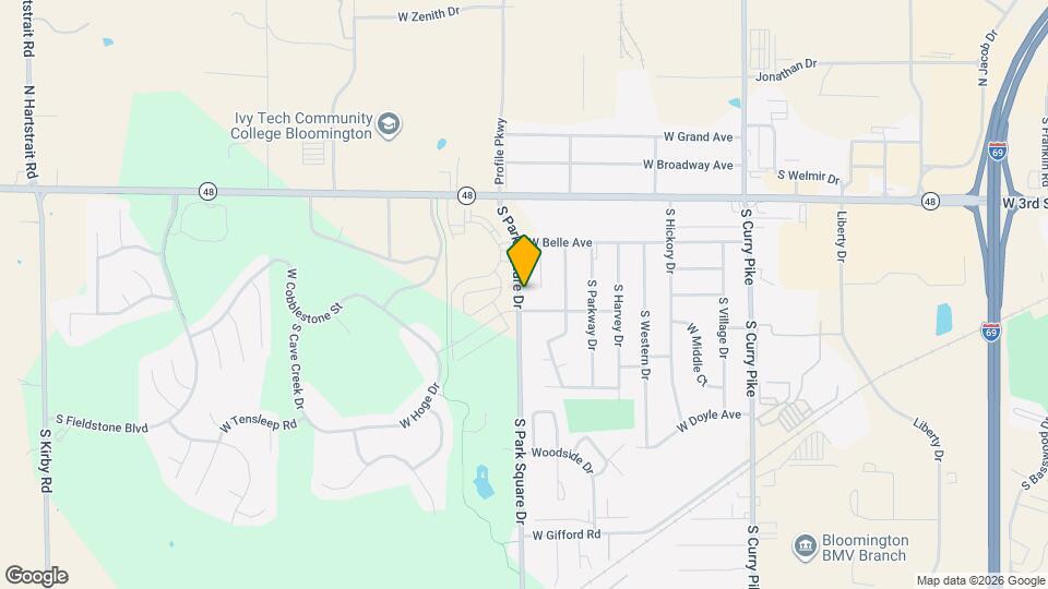 611 S Park Square Dr Map and Location Details