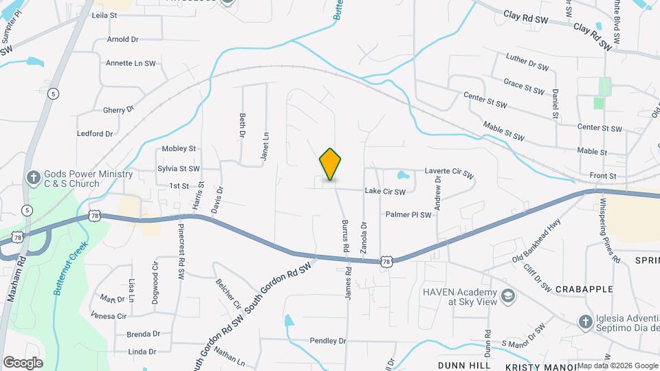 5530 Burrus Ln Map and Location Details