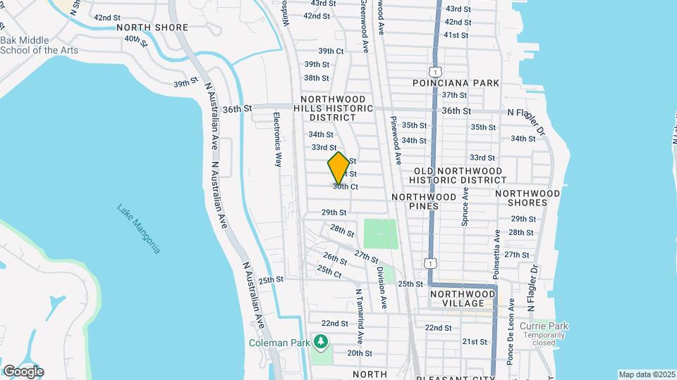 916 30th Ct Map and Location Details