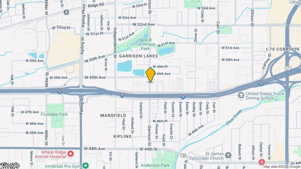 4850 Garrison St Map and Location Details