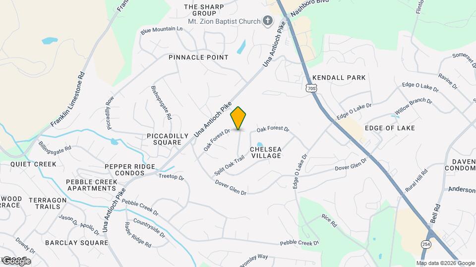 900 Split Oak Dr Map and Location Details