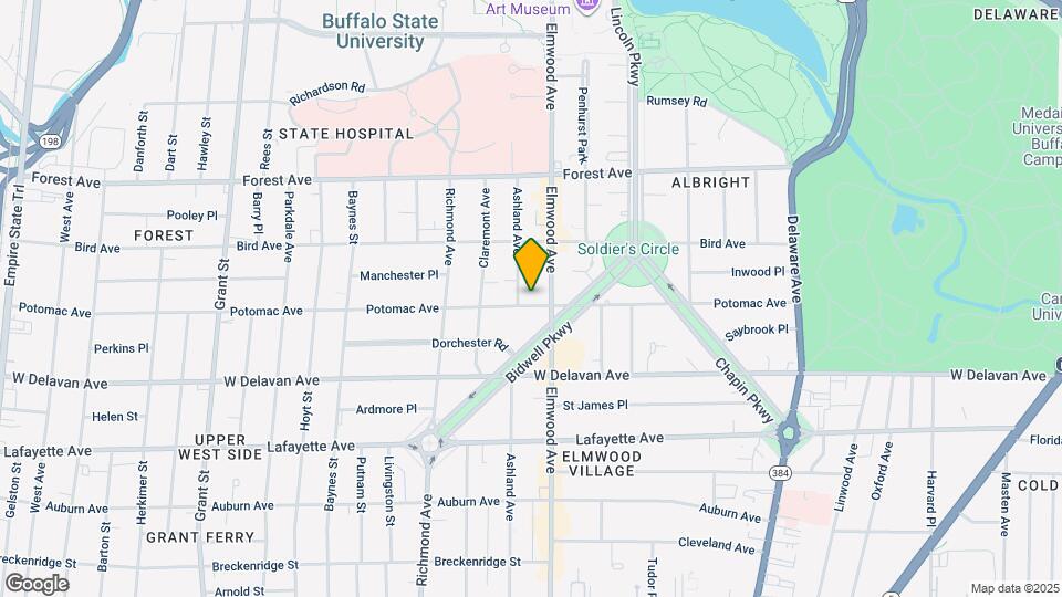 580 Potomac Ave Map and Location Details