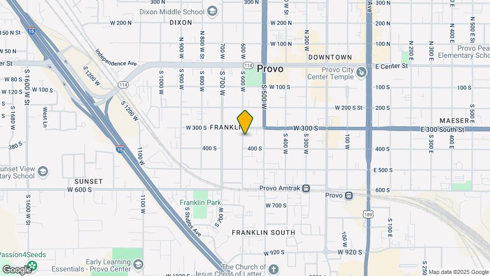 Provo Apartments Map and Location Details