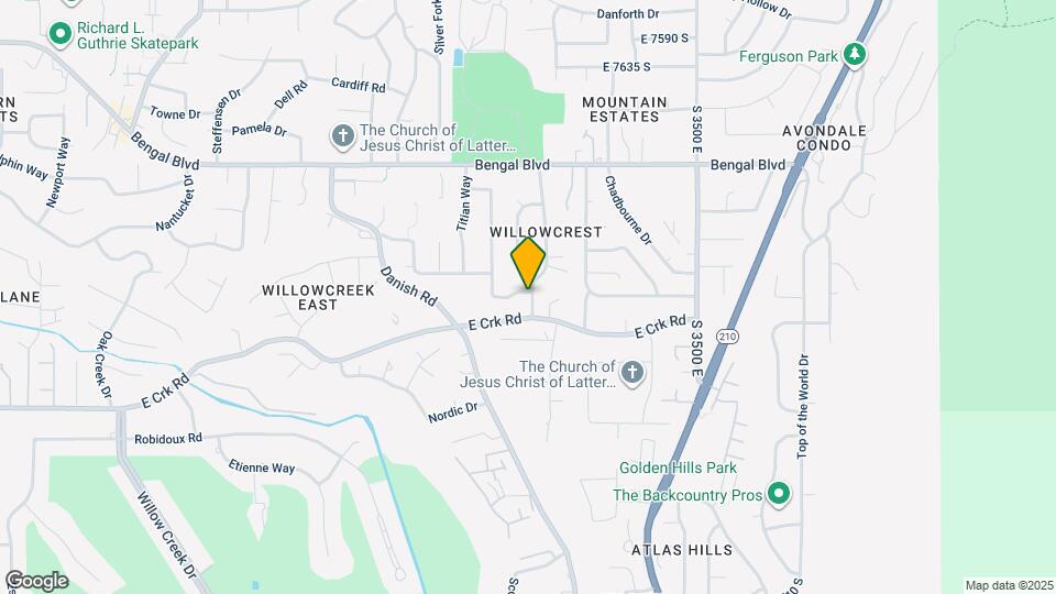 8022 Deer Creek Rd Map and Location Details