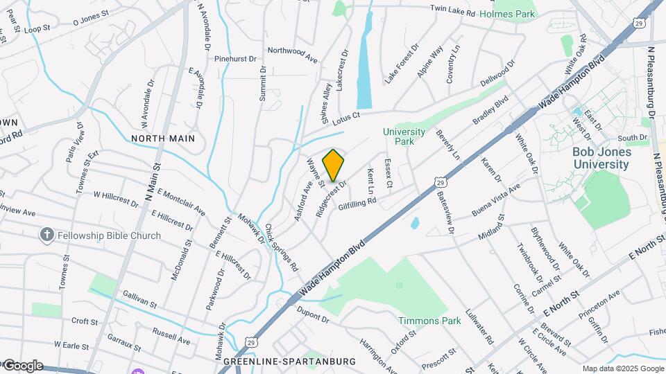 203 Ridgecrest Dr Map and Location Details