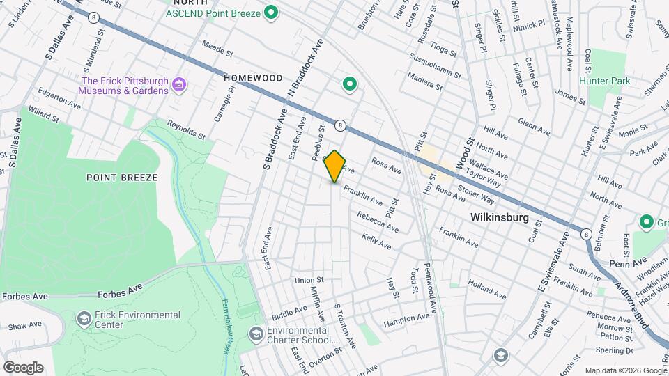 405 S Trenton Ave, Unit 2 Map and Location Details