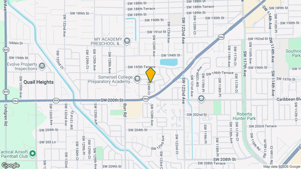 19751 SW 124th Ct Map and Location Details