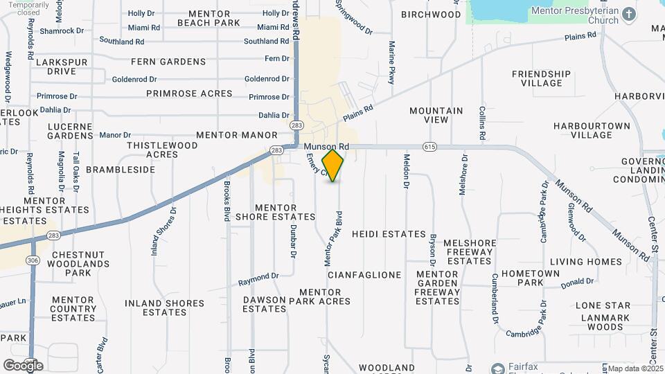 6170 Mentor Park Blvd Map and Location Details