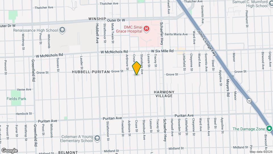 16640 Cruse St Mapa y Detalles de la Ubicación