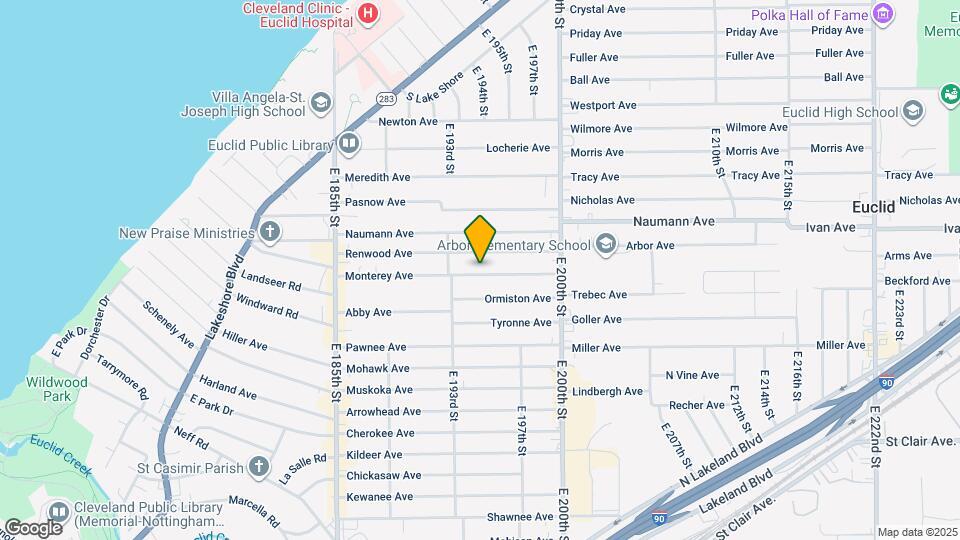 19451 Monterey Ave Map and Location Details