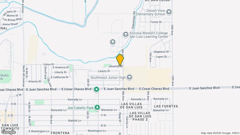 1685 E America St Map and Location Details