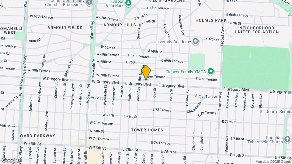 300 E Gregory Blvd Map and Location Details
