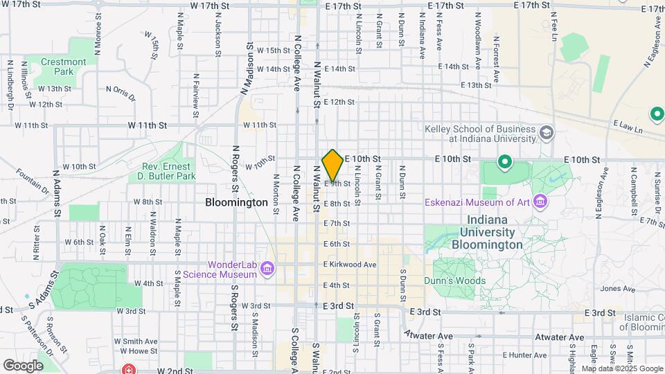 427 N Washington St Map and Location Details