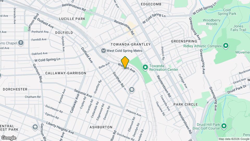 4037 Cedardale Rd Mapa y Detalles de la Ubicación