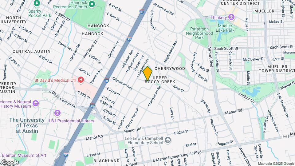 1503 E 34th St Mapa y Detalles de la Ubicación