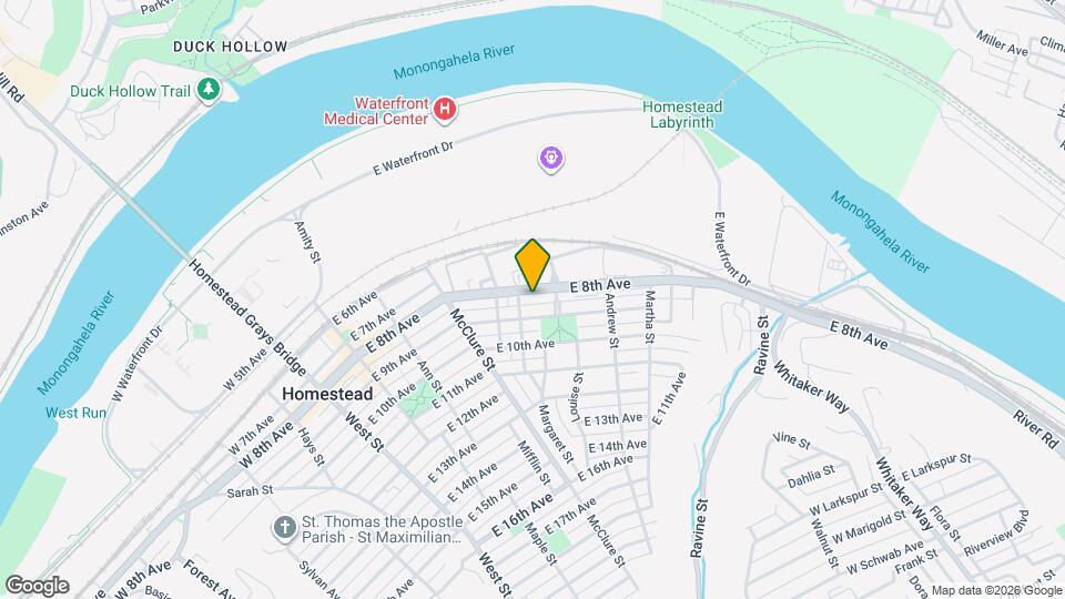 526 E 8th Ave Map and Location Details