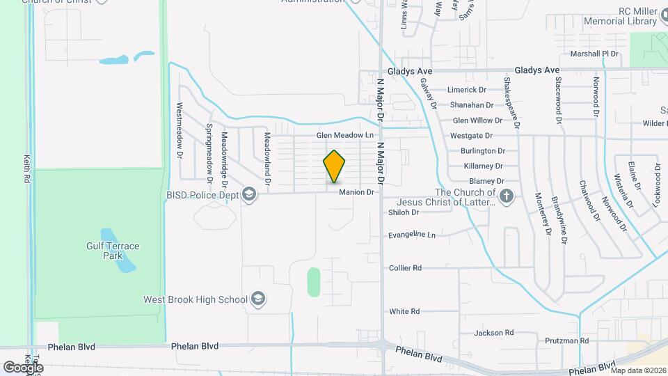 8960 Manion Dr Map and Location Details