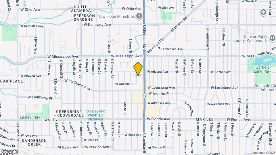 5290 W Arizona Ave Map and Location Details