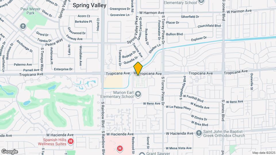 6633 W Tropicana Ave Map and Location Details