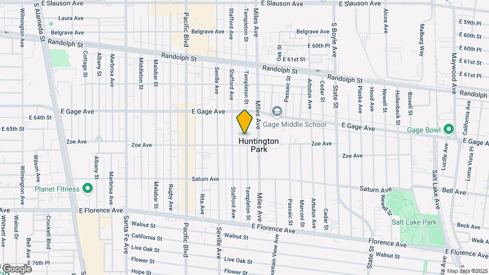 6523 Templeton St Map and Location Details