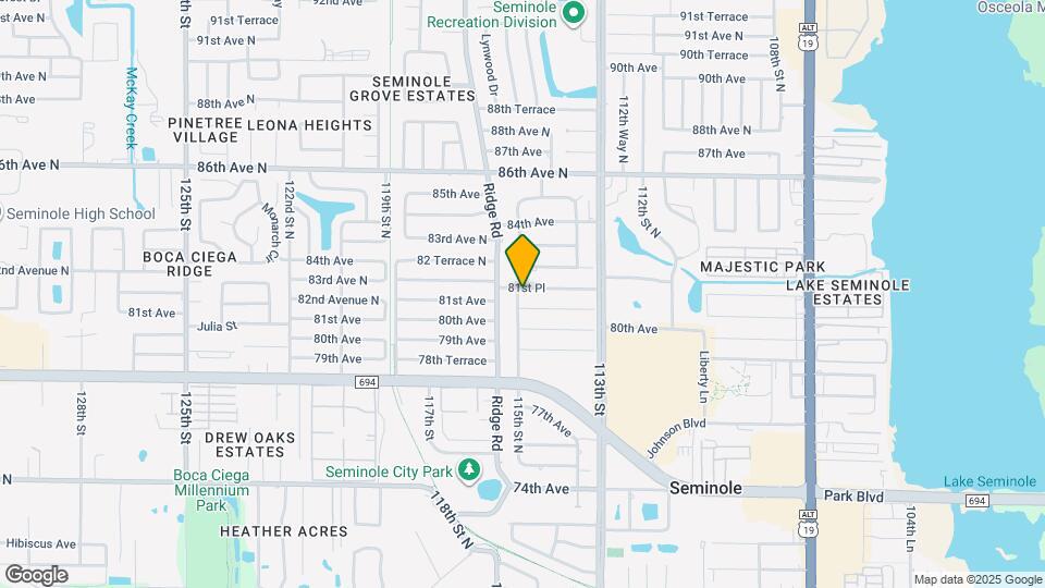 8199 115th St N Map and Location Details