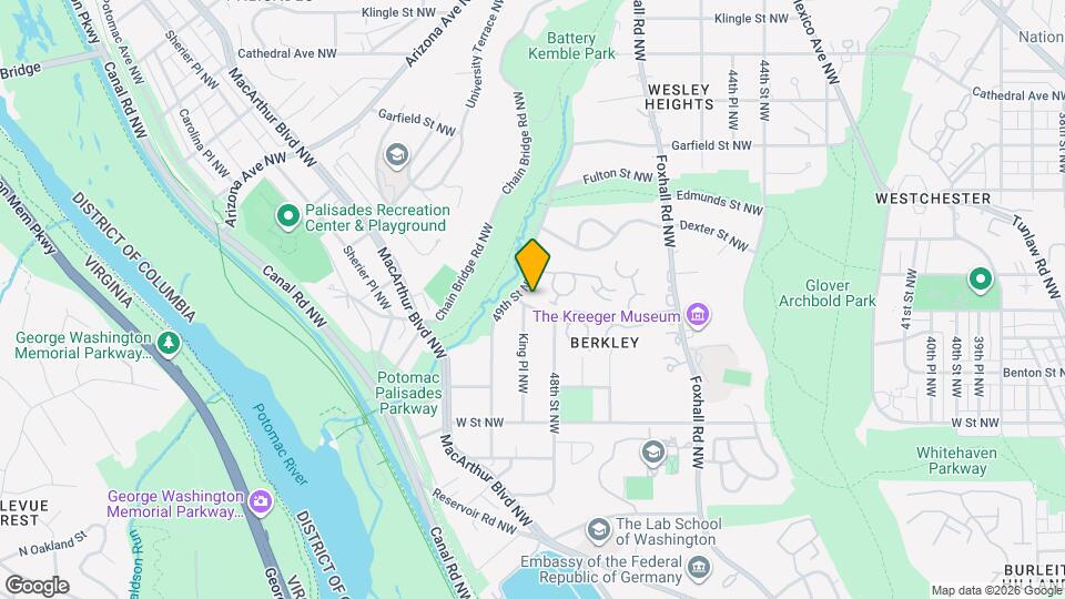 4831 Calvert St NW Map and Location Details