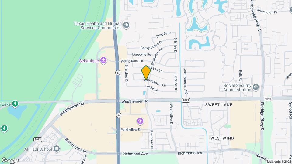 14207 Wickersham Ln Map and Location Details