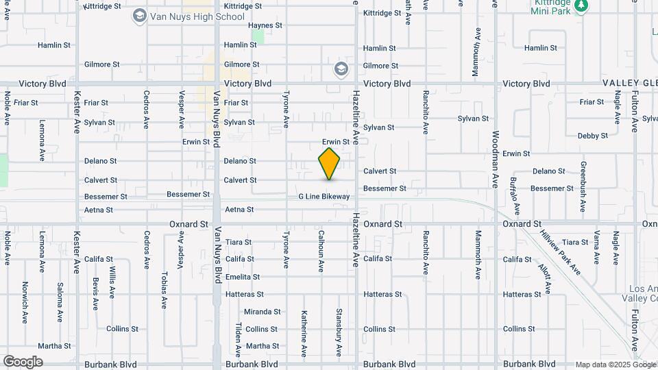 14148 Calvert St Map and Location Details