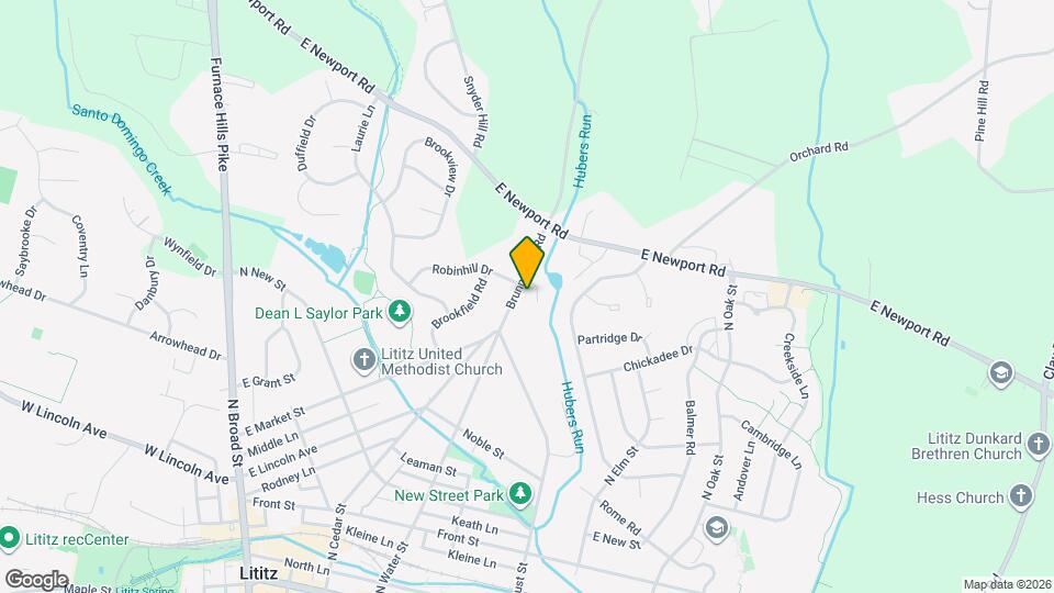 661 Brunnerville Rd Map and Location Details