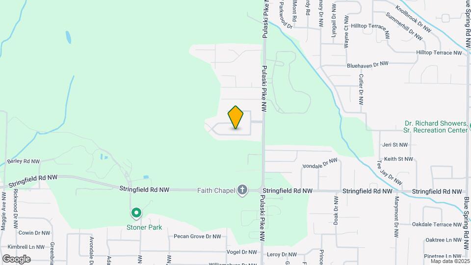 3708 Valleydale Rd NW Map and Location Details