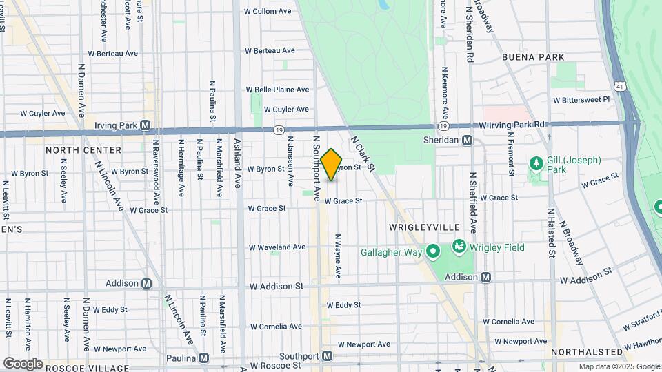 3822 N Wayne Ave Map and Location Details