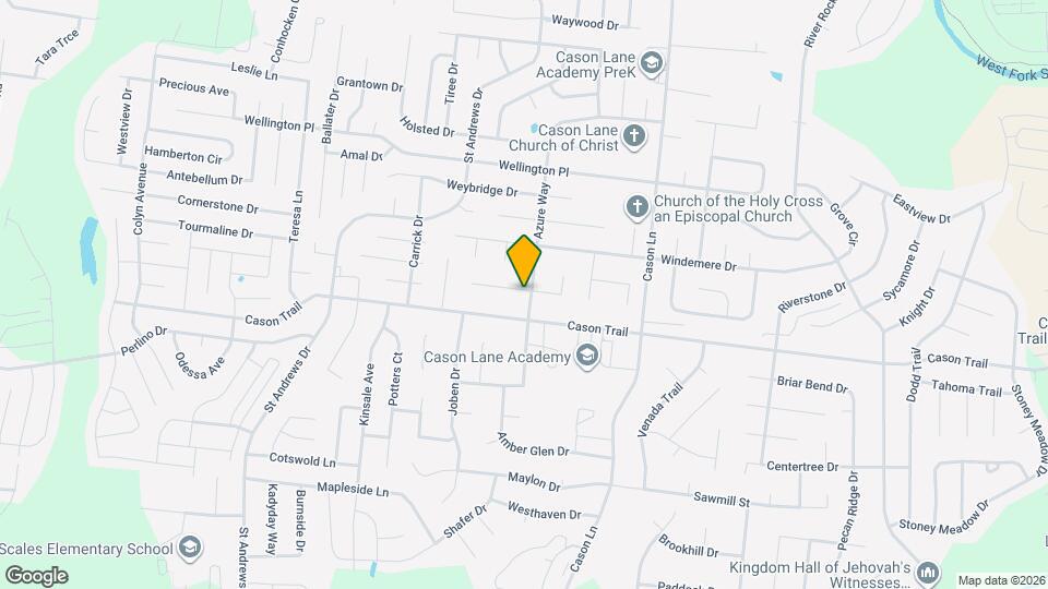 1730 Azure Way Map and Location Details